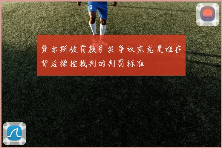 费尔斯被罚款引发争议究竟是谁在背后操控裁判的判罚标准